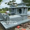 Mẫu mộ đá hai mái đẹp bán tại Phú Thọ 19MHM – Mộ đá đẹp tại Phú Thọ