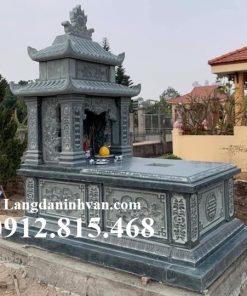 Mẫu mộ đá hai mái đẹp bán tại Tây Ninh 71MHM – Mộ đá đẹp tại Tây Ninh