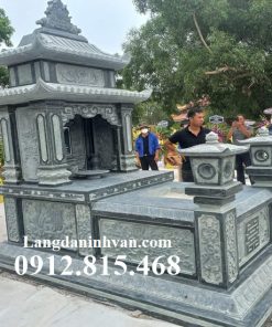 Mẫu mộ đá hai mái đẹp bán tại Vĩnh Phúc 88MHM – Mộ đá đẹp Vĩnh Phúc