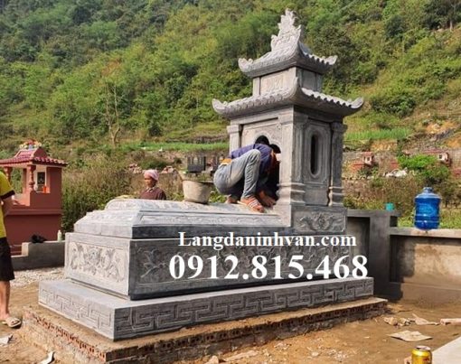 Mẫu mộ đá hung táng, địa táng, không bốc, chôn 1 lần, an táng 1 lần, nhất táng, tươi, để hài cốt đẹp bán tại Nam Định