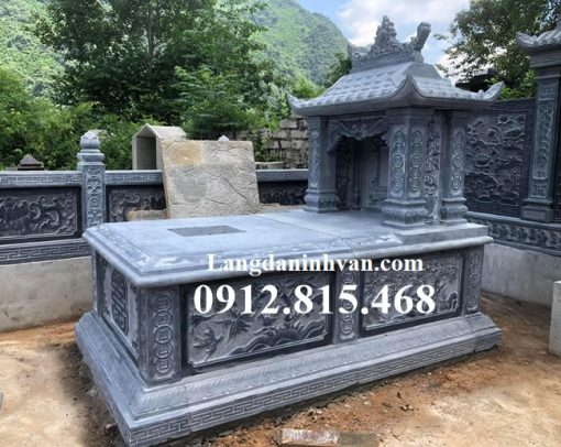Mẫu mộ đá một mái đẹp bán tại Bình Phước 93BP – Mộ đá tại Bình Phước