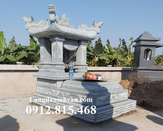 Mẫu mộ đá một mái đẹp bán tại Nghệ An 37NA – Mộ đá đẹp tại Nghệ An