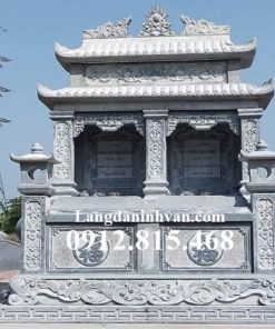 Mẫu mộ đôi, lăng mộ đôi hai đao mái đẹp bán tại Hà Tĩnh