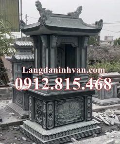 Mẫu am thờ nhỏ đá xanh rêu đẹp để thờ tro cốt kích thước chuẩn phong thủy bán tại Thành Phố Hồ Chí Minh, Sài Gòn