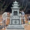 Mẫu mộ đá ba mái đẹp bán tại Lạng Sơn 12MBM – Mộ đá đẹp Lạng Sơn