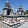 Mẫu mộ đá ba mái đẹp bán tại Nam Định 18MBM – Mộ đá đẹp Nam Định