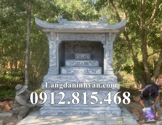 Báo giá bán, lắp đặt, xây miếu thờ, am thờ, bàn thờ bằng đá khối tự nhiên ở Kiên Giang