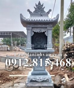 Mẫu miếu thờ, bàn thờ thần linh ngoài trời đá khối đẹp bán tại Bà Rịa Vũng Tàu