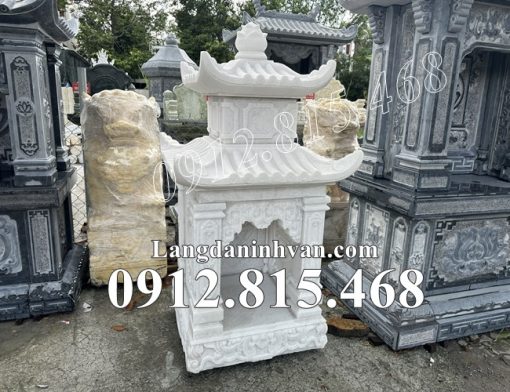 Báo giá bán, xây dựng, lắp đặt miếu thờ thần linh, miếu thờ thổ địa, miếu thờ quan thần linh đá khối tự nhiên ở Bạc Liêu