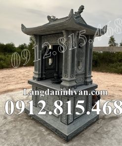 Mẫu bàn thờ thiên thờ thần linh sơn thần, thổ địa, quan thần linh đá xanh rêu đẹp bán tại Bình Phước