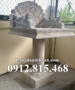 Mẫu bàn thờ thiên, bàn thờ ông thiên, bàn thờ thông thiên đá vàng đơn giản đẹp bán tại Bình Phước