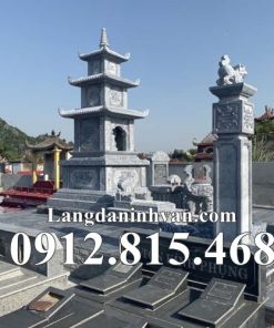 Mẫu lăng mộ tháp sư xây để tro cốt, hài cốt chuẩn phong thủy bán tại An Giang