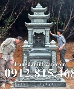 Mẫu mộ đá ba mái đẹp hung táng, địa táng, tươi, không bốc, không cải táng, chôn 1 lần, an táng 1 lần, nhất táng, kim tĩnh bán tại Bắc Kạn