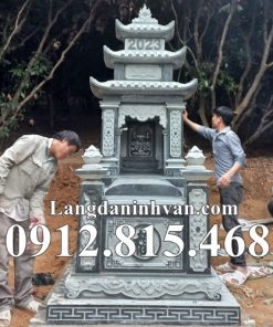 Mẫu mộ đá đẹp ba mái bán tại Đắk Lắk 47 – Mộ đá tại Đắk Lắk