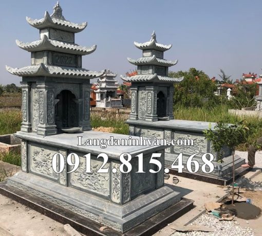 Mẫu mộ đá đẹp ba mái hung táng, địa táng, không bốc, không cải táng, chôn 1 lần, an táng 1 lần, nhất táng, tươi, kim tĩnh bán tại Quảng Bình