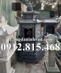 Mẫu mộ tháp lục giác xây sẵn để thờ tro cốt, hài cốt đẹp chuẩn phong thủy bán tại Bình Thuận