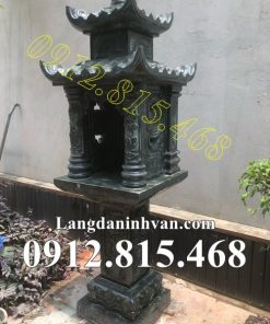 Mẫu am thờ nhỏ để tro cốt đá xanh rêu đẹp bán tại Bà Rịa Vũng Tàu - Bàn thiên ngoài trời tại Vũng Tàu