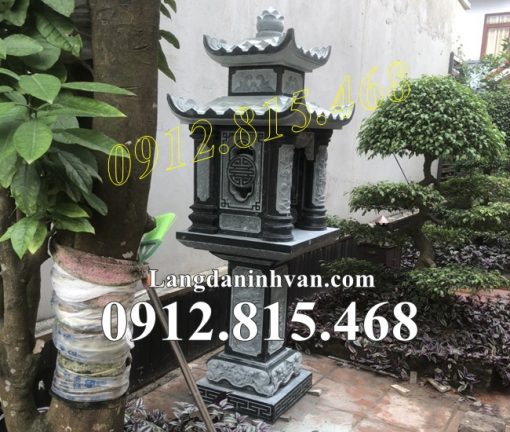 Mẫu am thờ nhỏ để tro cốt đá xanh rêu đẹp bán tại Sài Gòn, Hồ Chí Minh - Bàn thờ thiên ngoài trời tại Sài Gòn