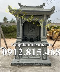 Mẫu am thờ thần linh ngoài trời đá xanh rêu đẹp bán tại Sài Gòn, Hồ Chí Minh - Am đá xanh rêu để tro cốt tại Sài Gòn