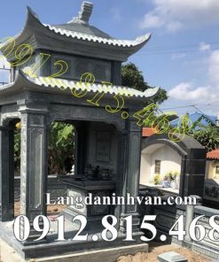 Mẫu nhà để tro cốt đá khối xanh rêu đẹp bán tại Sài Gòn, Hồ Chí Minh - Am thờ để tro cốt tại Sài Gòn