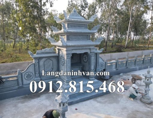 Mẫu ban thờ thần linh nghĩa trang, khu lăng mộ đá đẹp bán tại Hà Giang - Lăng mộ đá tại Hà Giang