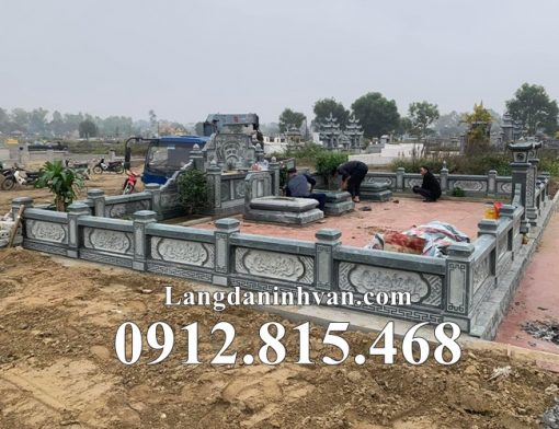 Mẫu lăng mộ gia đình, khu lăng mộ gia đình thiết kế xây đơn giản đẹp bán tại Hà Nội