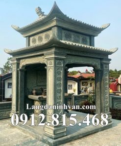 Mẫu lâu thờ đẹp, lầu thờ đẹp khu lăng mộ, nghĩa trang gia đình, gia tộc bán tại Bắc Ninh - Lăng mộ đá gia đình tại Bắc Ninh