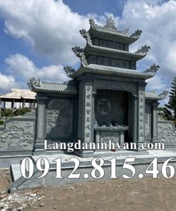 Mẫu lâu thờ, lâu thờ nghĩa trang, khu lăng mộ đẹp bán tại Điện Biên - Lăng mộ đá đẹp tại Điện Biên