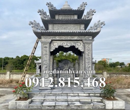 Mẫu lâu thờ, lầu thờ nghĩa trang, khu lăng mộ gia đình, gia tộc bán tại Bắc Kạn - Lăng mộ đá gia đình tại Bắc Kạn