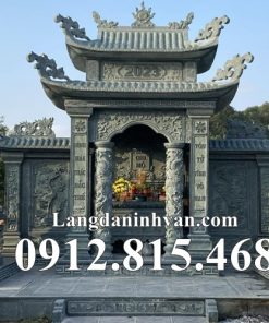 Mẫu lăng mộ đá đẹp bán tại Ninh Thuận - Am thờ đá đẹp tại Ninh Thuận