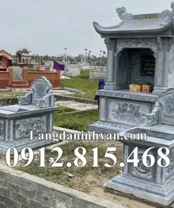 Mẫu lăng mộ đá đôi đẹp bán tại Quảng Ninh - Lăng mộ đá tại Quảng Ninh