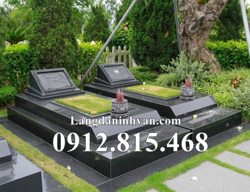 Mẫu mộ đôi đá hoa cương, granite đẹp bán tại Bắc Ninh - Mộ đá hoa cương tại Bắc Ninh