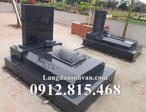 Mẫu mộ đôi đá hoa cương, granite đẹp bán tại Hải Dương - Mộ đá hoa cương tại Hải Dương