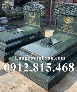 Mẫu mộ đôi đá hoa cương, granite đẹp bán tại Thái Nguyên - Mộ đá hoa cương đẹp tại Thái Nguyên