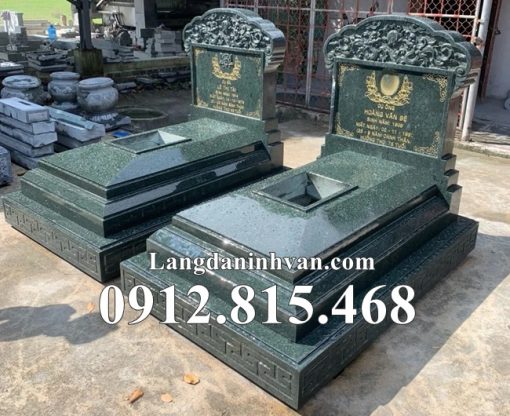 Mẫu mộ đôi đá hoa cương, granite đẹp bán tại Thái Nguyên - Mộ đá hoa cương đẹp tại Thái Nguyên