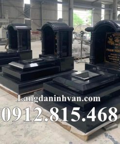 Mẫu mộ đôi đẹp đá hoa cương, granite bán tại Hà Nam - Chụp mộ đá hoa cương tại Hà Nam