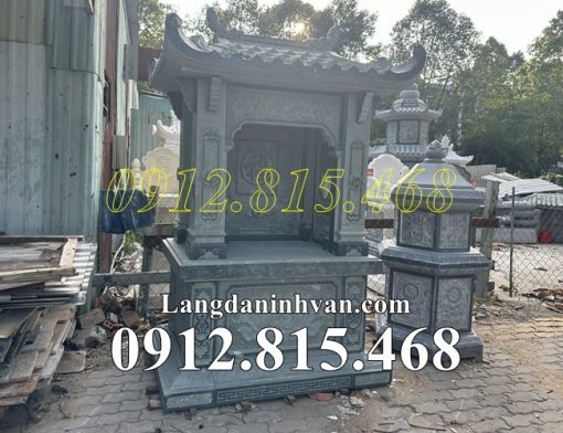 Mẫu am đá xanh rêu đẹp để thờ tro cốt bán tại Long An - Am thờ tro cốt gia đình