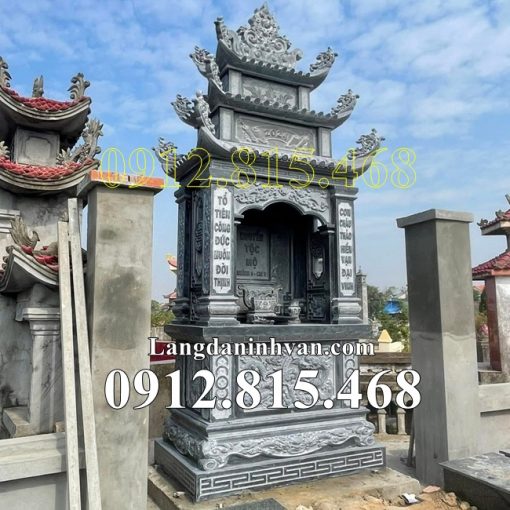 Mẫu am thờ cốt đá khối đẹp bán tại Cần Thơ - Lăng mộ thờ cốt tại Cần Thơ