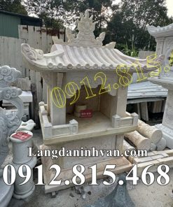 Mẫu am thờ cốt ông bà, cha mẹ đá vàng đẹp bán tại Đồng Tháp - Nhà để hũ tro cốt tại Đồng Tháp