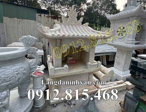 Mẫu am thờ cốt ông bà, cha mẹ đá vàng đẹp bán tại Đồng Tháp - Nhà để hũ tro cốt tại Đồng Tháp