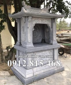 Mẫu am thờ đá khối để đưng thờ tro cốt đơn giản đẹp bán tại Kiên Giang - Am thờ thần linh tại Kiên Giang