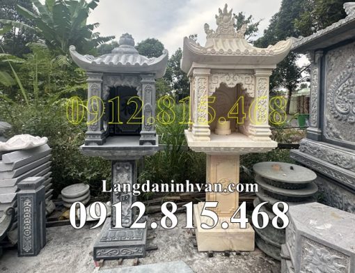 Mẫu am thờ đá, nhà để tro cốt đơn giản đẹp bán tại Tiền Giang - Am thờ đá đẹp Tiền Giang