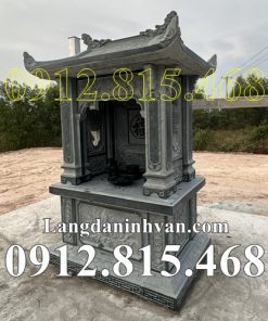 Mẫu am thờ tro cốt đá xanh rêu đẹp bán tại Tiền Giang - Nhà thờ tro cốt gia đình tại Tiền Giang