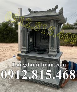 Mẫu am thờ tro cốt ông bà, cha mẹ đá xanh rêu đẹp bán tại Cần Thơ - Nhà để đựng thờ tro cốt tại Cần Thơ