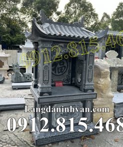 Mẫu am thờ cốt đá khối đơn giản đẹp bán tại Bạc Liêu - Nhà đựng thờ tro cốt ông bà, cha mẹ tại Bạc Liêu