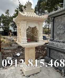 Bán báo giá miếu đá vàng thờ thần linh ngoài trời tại Hồ Chí Minh, Sài Gòn - Am thờ đá bán sẵn tại Hồ Chí Minh