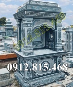 Bán sẵn mẫu miếu thờ thần linh bằng đá xanh rêu đơn giản đẹp tại Hồ Chí Minh, Sài Gòn - Am đá xanh rêu đẹp tại TP Hồ Chí Minh