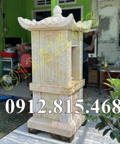 Mẫu miếu thờ nhỏ đá vàng đẹp thờ thần linh ngoài trời bán tại Hồ Chí Minh, Sài Gòn - Am thờ nhỏ tại Hồ Chí Minh