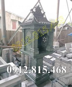 Mẫu miếu thờ nhỏ đá xanh rêu đẹp bán tại Hồ Chí Minh, Sài Gòn - Bàn thờ ngoài trời tại Hồ Chí Minh