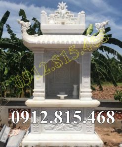 Mẫu miếu thờ thần linh 2 tầng đá trắng đẹp bán tại Hồ Chí Minh, Sài Gòn - Cây hương thần linh tại Hồ Chí Minh